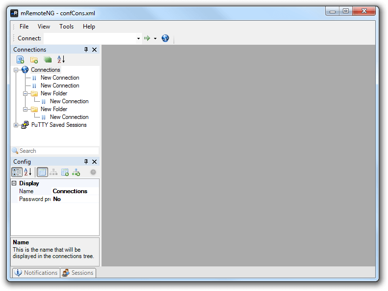 7 melhores clientes SSH para Windows: alternativas gratuitas ao PuTTY 6 mRemoteNG Windows SSH Client