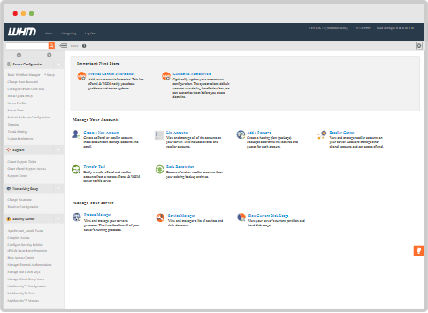 cpanel whm