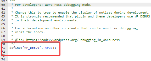 Resolvendo erro do WordPress "O site está passando por dificuldades técnicas" 10 wordpress debug true