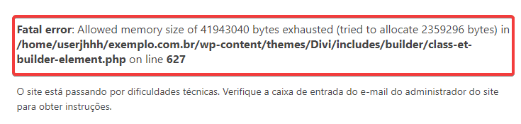 Resolvendo erro do WordPress "O site está passando por dificuldades técnicas" 11 wordpress erro debug true